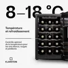 Klarstein Cave à vin sur pied 1 zone, Petit réfrigérateur à Voir les images du produit 4