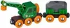 Brio Grüner Kranwagen mit Anhänger Produktbild-Vorschau 5