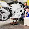 HOMCOM Motorradheber 500 kg Belastbar Motorradhebebühne Produktbild-Vorschau 2