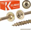 A product shot of screws and their packaging. Produktbild-Vorschau