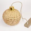 Luxolar LED Pendelleuchte 2-flammig E27 Rattan Boho Produktbild-Vorschau 2