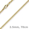 Panzerkette-750-Gelbgold-70cm Produktbild-Vorschau