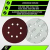 50 x RODOPI Klett Schleifpapier 125mm RedDevil Körnung K220 Produktbild-Vorschau 6