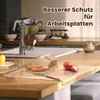 Schneidebrett Acryl, Küchen Schneidebrett mit Kante, für Produktbild-Vorschau 7