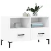 [Home] TV-Schrank Weiß 80x36x50 cm Holzwerkstoff , Neue Produktbild-Vorschau 3