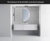 Unregelmäßiger asymmetrischer angeschnitten Spiegel mit LED Produktbild-Vorschau 2