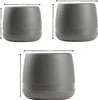 HowHomely | Vasi da fiori - Vasi per piante - Grigio - Set Anteprima dell’immagine prodotto 3