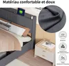 letto contenitore 160x200 con USB e tipo C, letto imbottito Anteprima dell’immagine prodotto 5