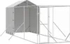 vidaXL Outdoor-Hundezwinger mit Dach Silbern 2x6x2,5m Produktbild-Vorschau 1
