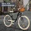 Milord Komfort Fahrrad Mit Weidenkorb Damenfahrrad, 26 Produktbild-Vorschau 6