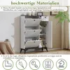 MERAX Schuhschrank mit 3 Klappen Schuhregal mit Tür und Produktbild-Vorschau 5