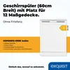 Exquisit Geschirrspüler, Spülmaschine, Unterbaufähig, Produktbild-Vorschau 2
