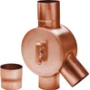 Wasserverteiler Wasserweiche Kupfer DN 76 - 120 mit Adapter Produktbild-Vorschau 1