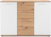 Sideboard >Jacklin< in Artisan Eiche Weiß - Produktbild-Vorschau 6