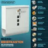 MONZANA® Briefkasten Kreuzschloss mit Produktbild-Vorschau 5