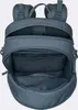 An open backpack shown from the front, displaying its internal compartments. Anteprima dell’immagine prodotto