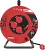 Venkovní prodlužovací kabel na bubnu 25 m / 4 zásuvky / černý / guma / 230 V / 1,5 mm2 Náhled obrázku produktu
