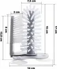 Spazzola per bicchieri/tazza con ventosa 17,5*14cm bianco Anteprima dell’immagine prodotto 4