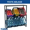 DanDiBo Getränkekistenregal 6 Kisten mit Ablage Metall 100 Produktbild-Vorschau 7