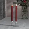Star Trading LED Kerzen rot 2er Set Flamme 3D Timer Produktbild-Vorschau 2