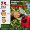AJIEQAQ Sécateur électrique à batterie 21V, Moteur Voir les images du produit 2