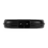 A black pager with two gold pins is shown against a white background. Voir les images du produit