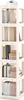 A tall, narrow, rotating bookshelf filled with books and decorative boxes. Anteprima dell’immagine prodotto