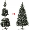An artificial Christmas tree being assembled, shown in two stages. Náhled obrázku produktu