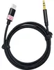 1m schwarz - USB-C zu AUX 3,5mm stecker Klinke Audio kabel Produktbild-Vorschau 4