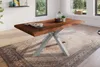 Esstisch Baumkante massiv Akazie Nussbaum 180 x 90 Produktbild-Vorschau 2