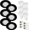 LED Einbaustrahler 230V Flach 7W Bad Einbauleuchten Produktbild-Vorschau 1