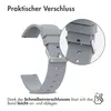 imoshion Silikonband - Universelle 24 mm Anschluss - Grau Produktbild-Vorschau 4