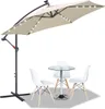 Sonnenschirm mit LED Beleuchtung Ampelschirm 350 cm Garten Produktbild-Vorschau 1
