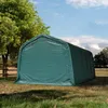 Robuster Weideunterstand 3,3x6 m wetterfeste PVC Plane 800N Produktbild-Vorschau 3