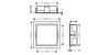Wandnische XTRASTORIS Individual E geb 300x300x100mm Produktbild-Vorschau 2