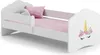 Letto singolo Wave 160x80 con divisorio - Angolo Unicorno Anteprima dell’immagine prodotto 1