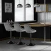4er Set Barhocker aus Samt höhenverstellbar 360° drehbar Produktbild-Vorschau 6