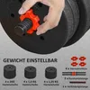 HOMCOM 2 in 1 Hanteln Set 20 kg verstellbare Kurzhantel & Produktbild-Vorschau 6