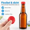 Silikon Flaschenkappen 6‑Farben Set, wiederverwendbare Produktbild-Vorschau 3