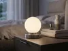 Kleine Tischlampe mit Glaskugel Weiß Ø12cm - LED per Touch Produktbild-Vorschau 5