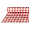 Papiertischtuch mit Damastprägung 50 m x 1 m rot "Vichy Produktbild-Vorschau 3