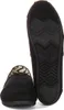 A pair of black Toms Alpargata shoes are shown from a top-down and side view. Voir les images du produit