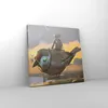 Bild auf Leinwand - Leinwandbild - Fantasie Vogel - 30x30cm Produktbild-Vorschau 4