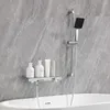 AURALUM Schwarzes Badewannenarmaturen-Set, Duschstange mit Produktbild-Vorschau 3