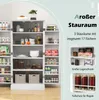 COSTWAY Armoire de cuisine de 120,5 cm de haut, armoire Voir les images du produit 7