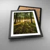 Gerahmtes Poster - Schwarzer Rahmen - Wald grün Produktbild-Vorschau 3