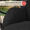 Swoods XXL Hängesessel mit Gestell - Hängesessel Für Indoor Produktbild-Vorschau 5