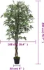 vidaXL Umelý javor 756 listov 200 cm zelený Náhľad obrázku produktu 4