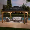Sunjoy Zedernholz Gazebo / Pavillon 4x4 RIMO - 390cm x Produktbild-Vorschau 17