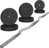 Yaheetech 30 kg SZ Curlset ensemble d'haltères longs, Voir les images du produit 11